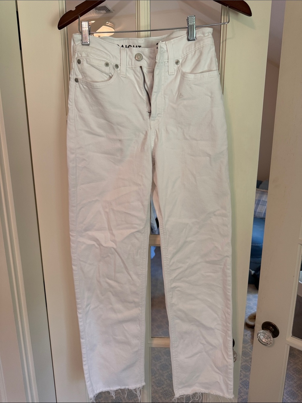 J. Crew White classic Straight women’s Jeans size 24